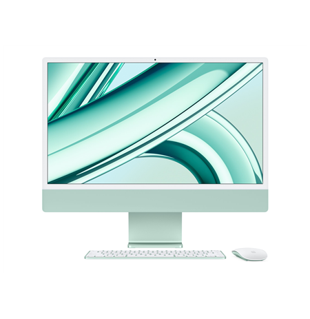 Apple iMac 24” 4.5K Retina, Apple  M3 8C CPU, 10C GPU/8GB/256GB SSD/Green/SWE Apple