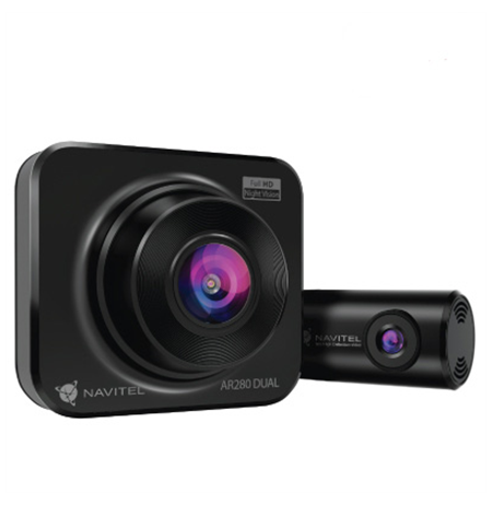 Navitel AR280 DUAL Full HD Dashcam With an Additional Rearview Camera