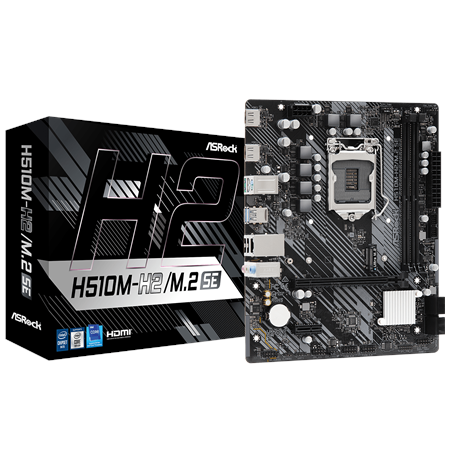 ASRock H510M-H2/M.2 SE Processor family Intel Processor socket LGA1200 DDR4 Number of SATA connectors 4