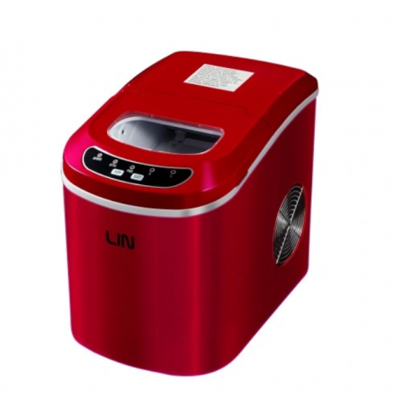 Portable ice cube maker LIN ICE PRO-R12 red