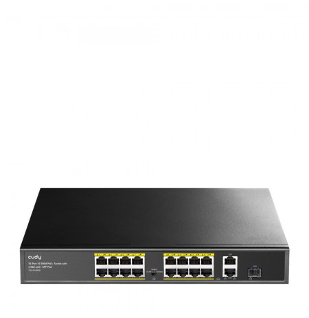 Cudy FS1018PS1 network switch Fast Ethernet (10/100) Power over Ethernet (PoE) Grey