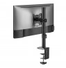 Maclean LCD monitor desk mount, VESA 75x75 and 100x100, 17-32" 9kg, MC-751N