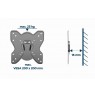 Gembird WM-42F-03 TV wall mount (fixed), 23