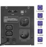 Qoltec 53771 Uninterruptible Power Supply Line Interactive | Monolith | 2000VA | 1200W | LCD | USB