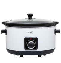 Adler | Slow Cooker | AD 6413w | 290 W | 5.8 L | Number of programs 3 | White