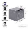 Rechargeable battery maintenance-free Qoltec 53035