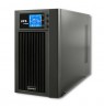 Qoltec 53043 Uninterruptible Power Supply | On-line | Pure Sine Wave | 3kVA | 2.4k0W | LCD | USB
