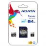 ADATA Premier 64 GB SDHC Flash memory class 10 No