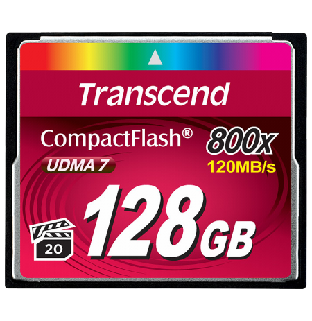 Transcend Compact Flash 128GB 800x