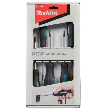 Atsuktuvų rinkinys Makita E-13530 Screwdriver Set 5 pcs