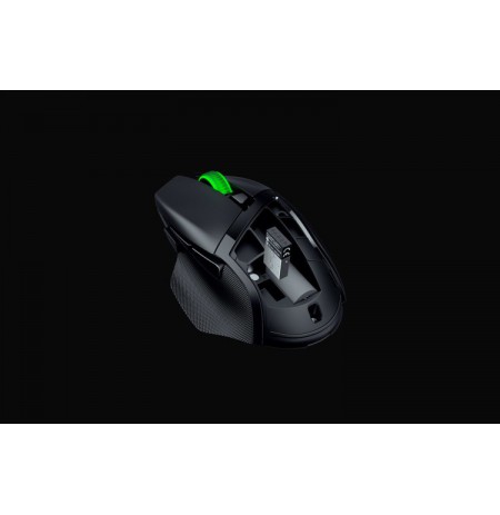 Razer Basilisk V3 X HyperSpeed Belaidė žaidimų pelė, Bluetooth, Optical 18000 DPI, Juoda