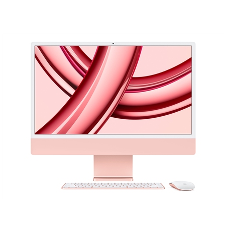 Apple iMac 24” 4.5K Retina, Apple  M3 8C CPU, 10C GPU/8GB/256GB SSD/Pink/SWE Apple