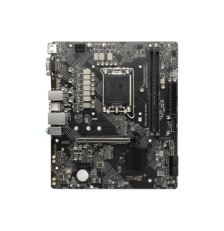 MSI PRO H610M-G Processor family Intel Processor socket LGA1700 DDR5 Supported hard disk drive interfaces SATA