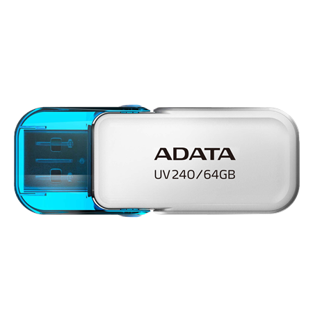 ADATA USB Flash Drive UV240 64 GB USB 2.0 White