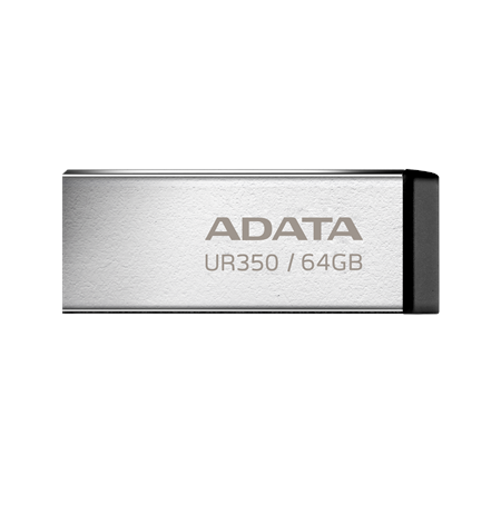 ADATA USB Flash Drive UR350 64 GB USB 3.2 Gen1 Black
