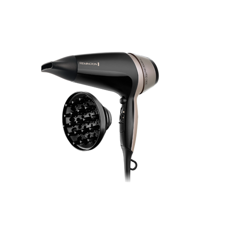 Remington Hair Dryer Thermacare PRO 2300 D5715 2300 W Number of temperature settings 3 Ionic function Diffuser nozzle Black