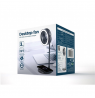 Gembird TA-WPC10-LEDFAN-01 Desktop Fan With Lamp And Wireless Charger N
