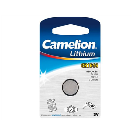 Camelion Lithium Button celles 3V (CR1616), 1-pack
